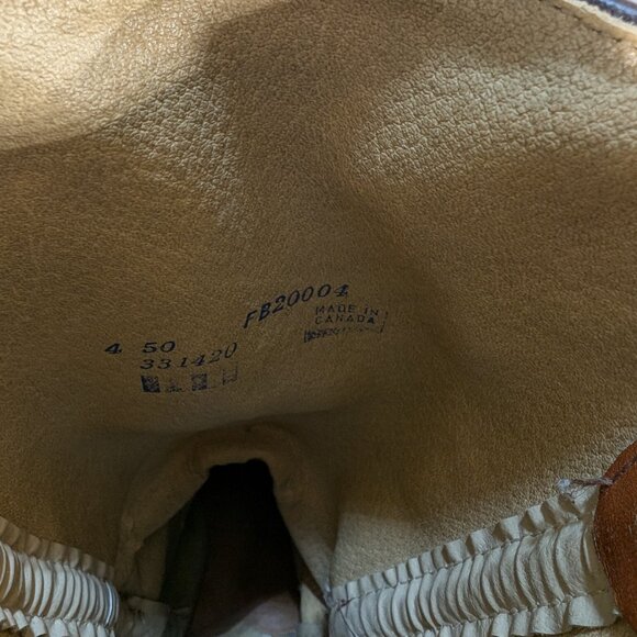 Vintage Double H Boots Brown Leather Campus Style Women - Picture 6 of 16